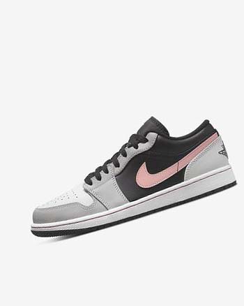 Nike Air Jordan 1 Low Negros Grises Blancos Coral | MX 2506
